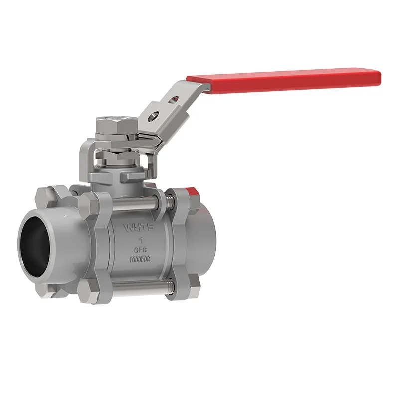 3 Pcs Welded Ball Valve